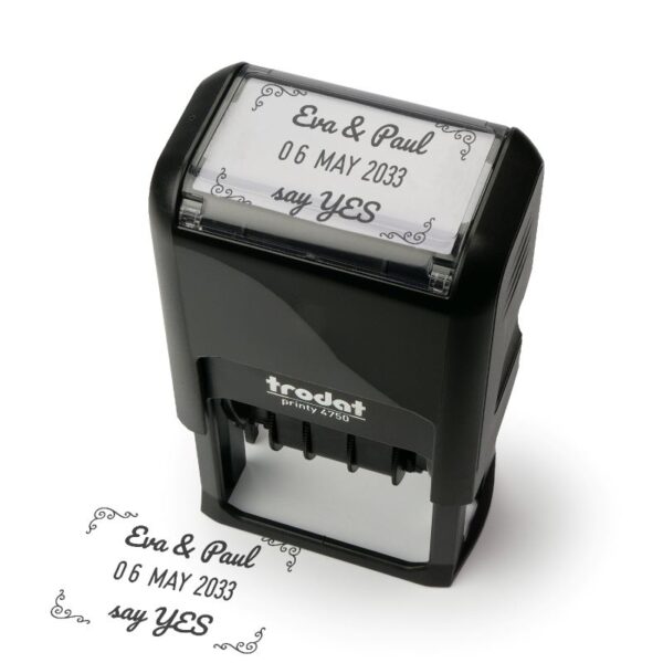 Trodat Printy Dater 4mm 4750 (24mm x 41mm) - Image 2