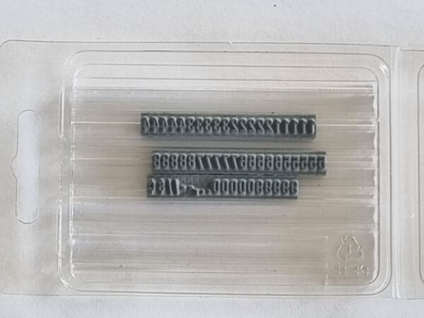 FU71 Ribtype 3.97mm Number Set - Image 2
