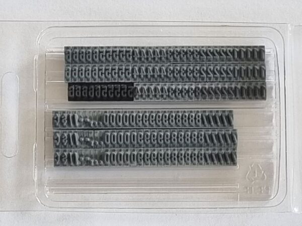 FU71 Value Pack Ribtype 3.97mm Number Set - Image 2
