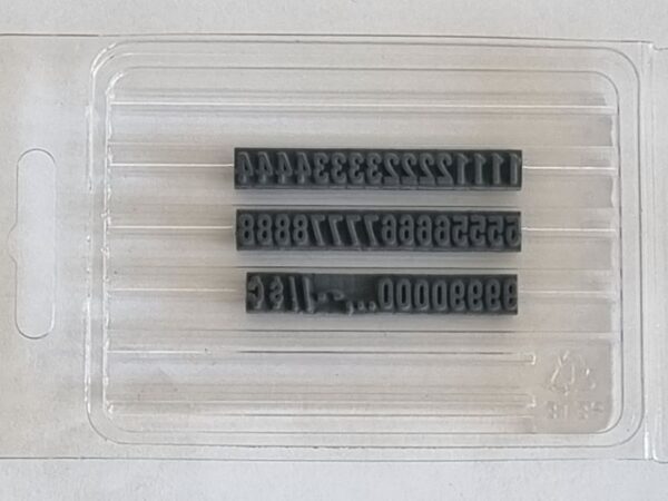 FU72 Ribtype 4.72mm Number Set - Image 2