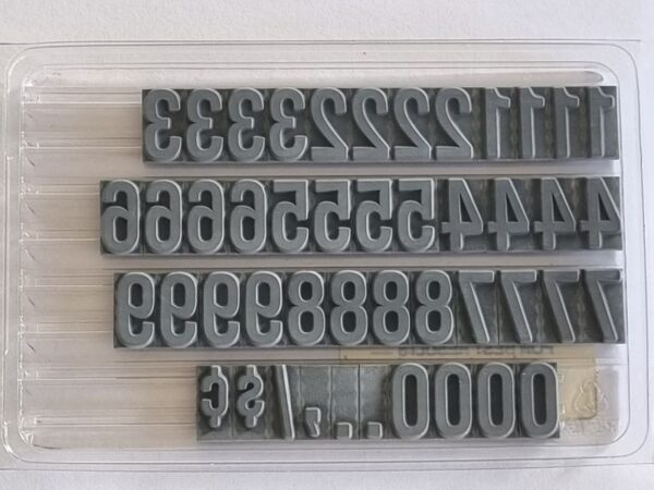 FU77 Ribtype 15.9mm Number Set - Image 2