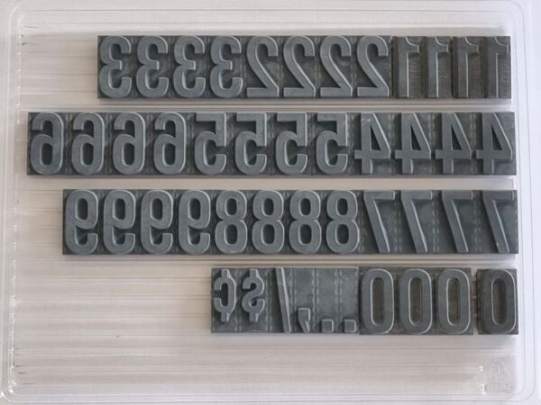 FU79 Ribtype 23.8mm Number Set - Image 2