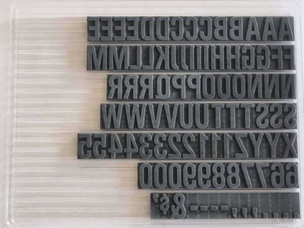 TU77 Ribtype 15.9mm Alpha & Number Set - Image 2