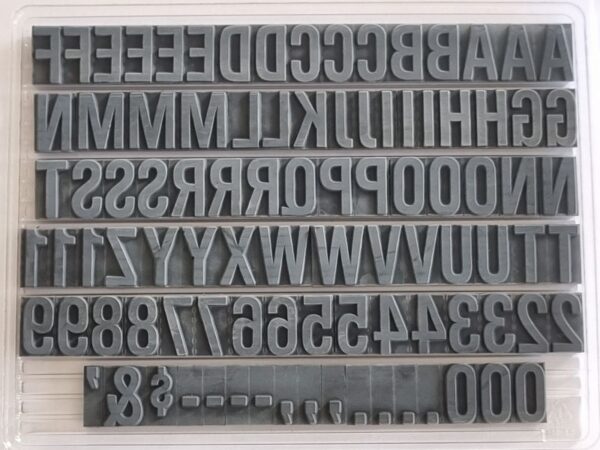 TU78 Ribtype 19.0mm Alpha & Number Set - Image 2
