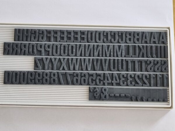 TU79 Ribtype 23.8mm Alpha & Number Set - Image 2